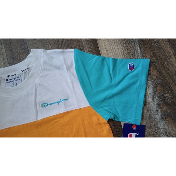 NWT Women's Champion Moisture Wicking Color Block T-Shirt Dress, Small - Picture 4 of 10